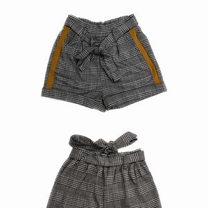 FASHIONNOVA PLAID DRESS-SHORTS